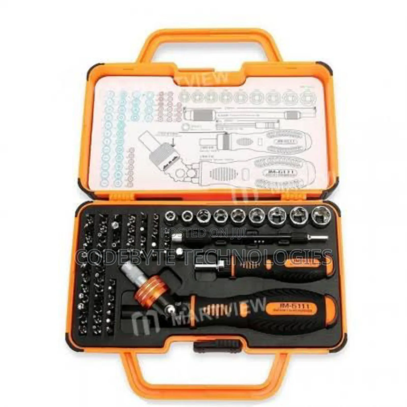 Jakemy Jm-6111 69 in 1 Screwdriver Repair Tool