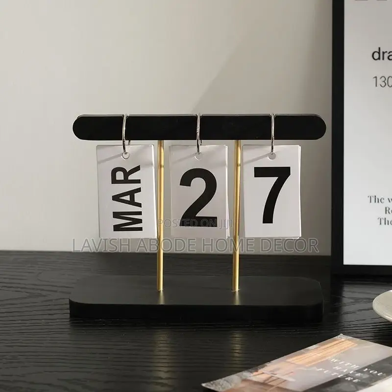 Diy Daily Calendar - For Home Decor Office Decor Gift Idea