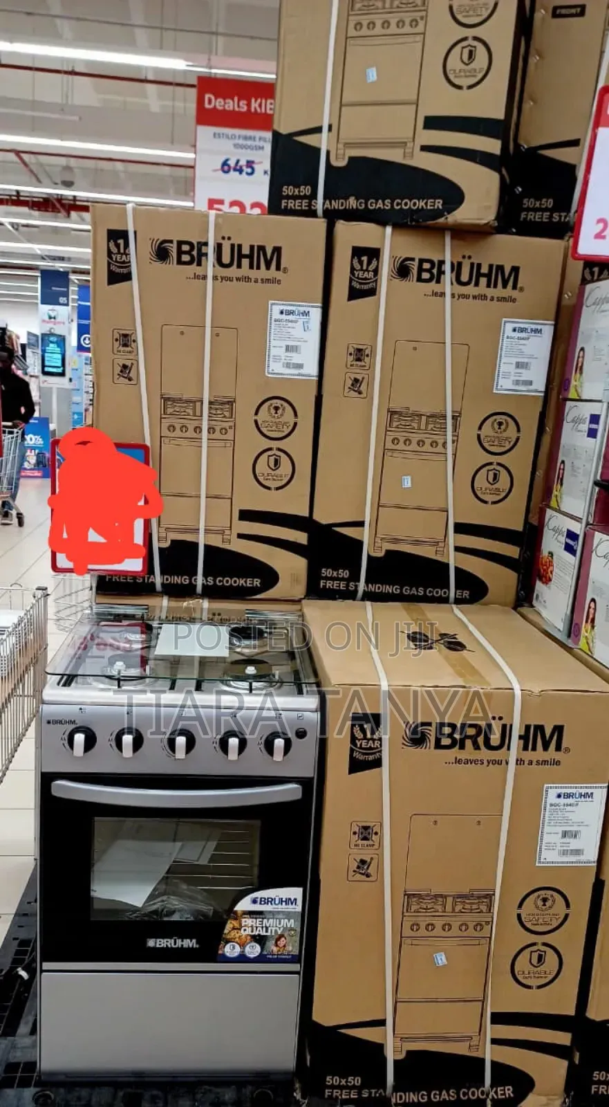 Bruhm 50 by 50 All Gas Cooker