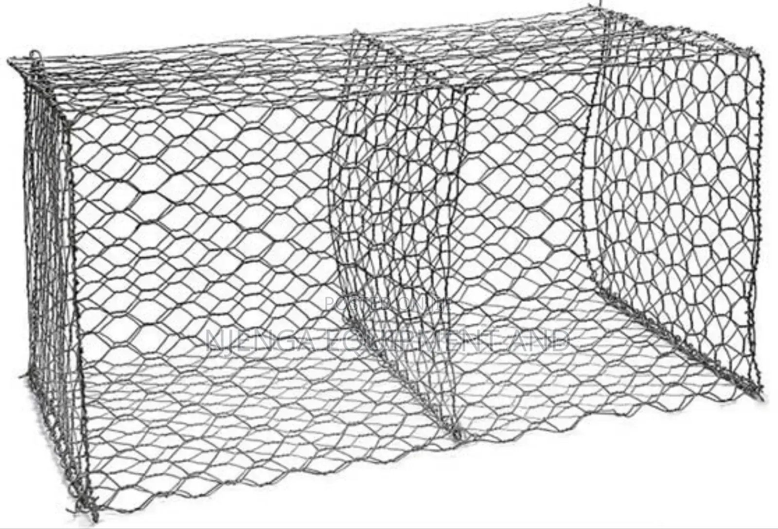 Stone Filled Gabion Retaining Cages