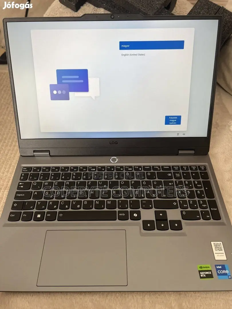 New Laptop Lenovo LOQ 15IRH8 16GB Intel Core i7 SSD 512GB