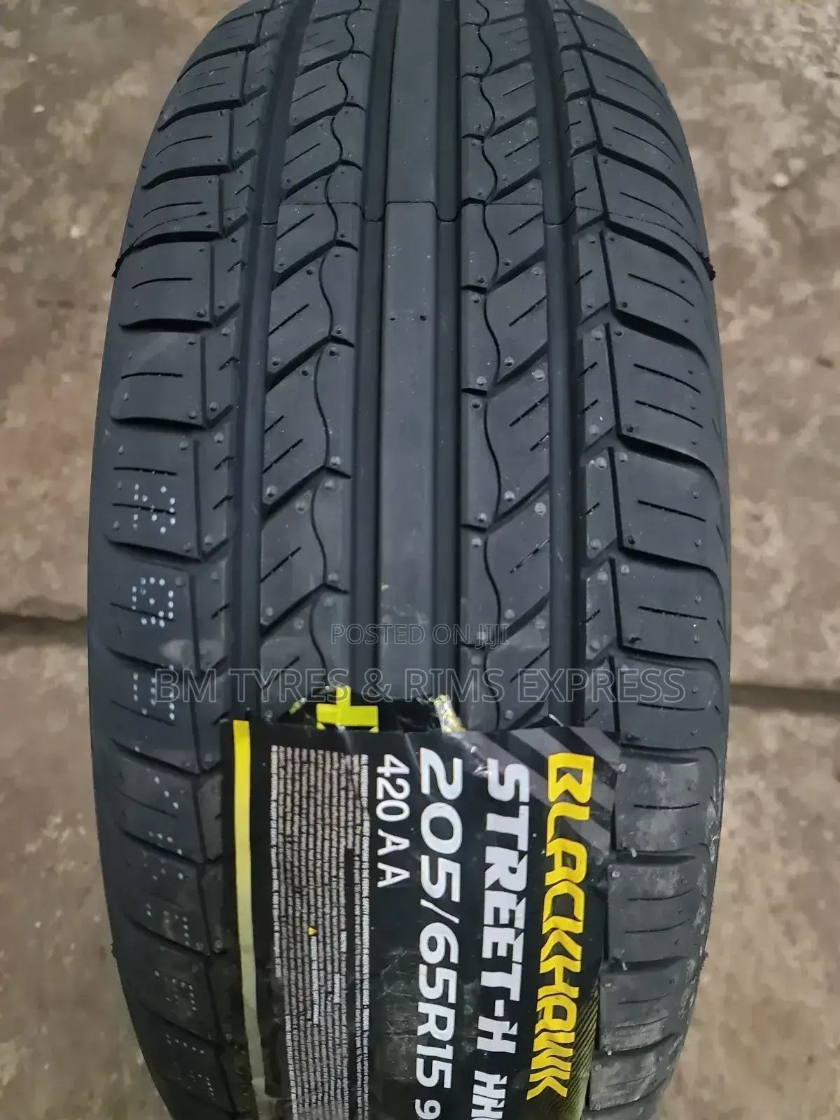 205/65 R15 Blackhawk Tyres.