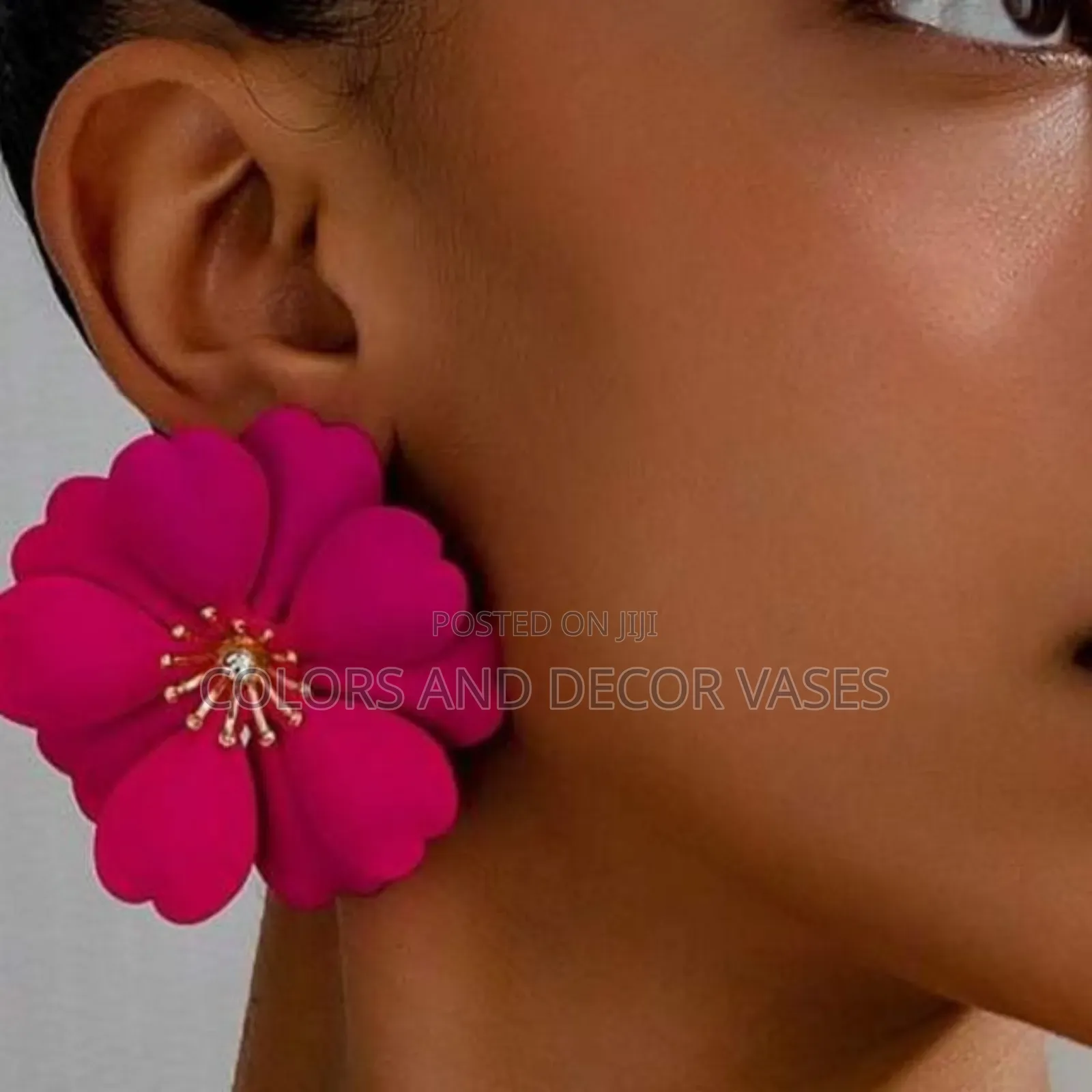 Flower Earrings Available in Variety of Colours