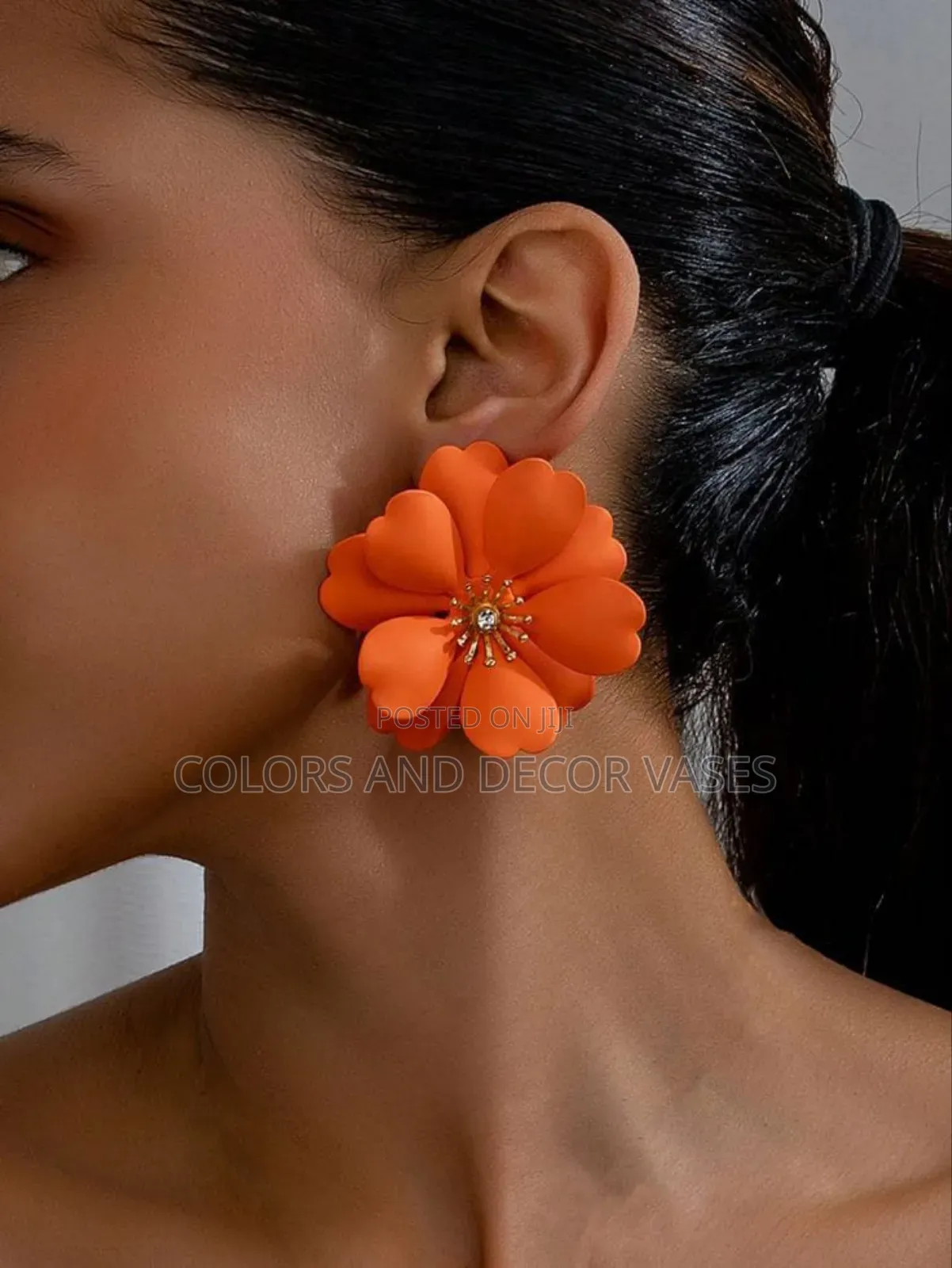 Flower Earrings Available in Variety of Colours