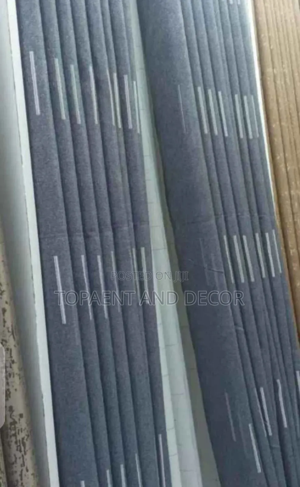 Night Privacy Grey Curtains for Home Decoration