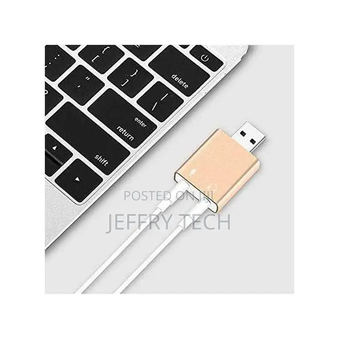 Usb Sound Card 7.1 External Usb to 3.5mm Jack Headphone Ada