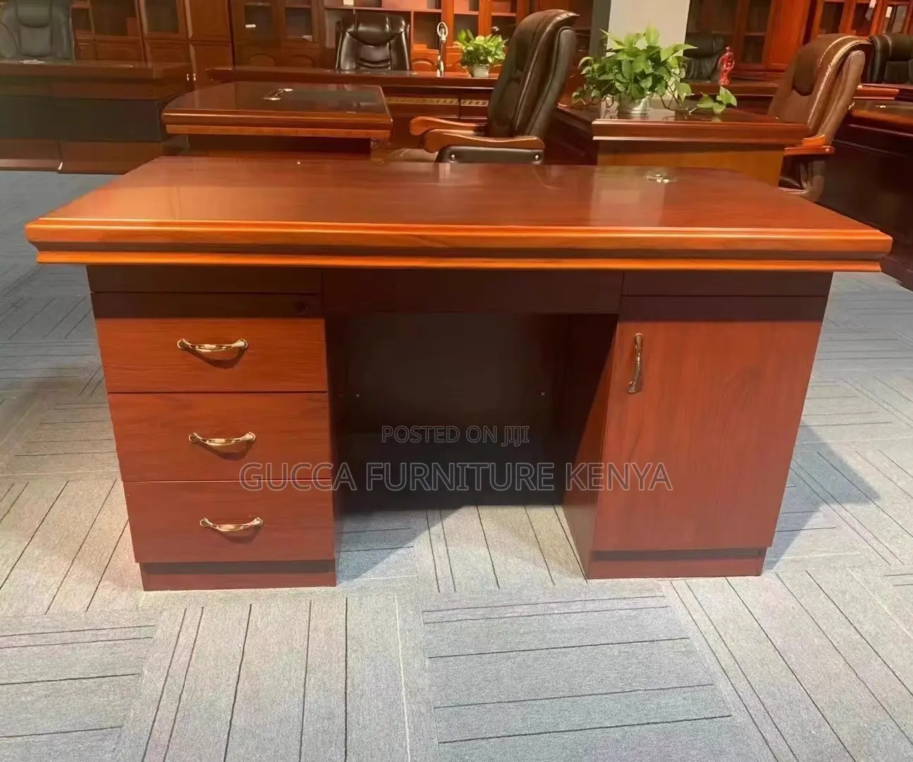 Office Desk: Office Executive Style Staff Work Desk-1200mm