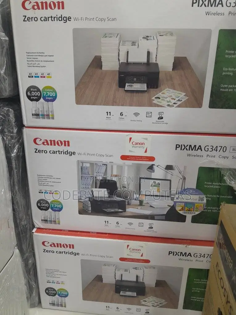 Canon Pixma G3470 Inkjet A4 4800 X 1200 Dpi 11 Ppm Wi-fi