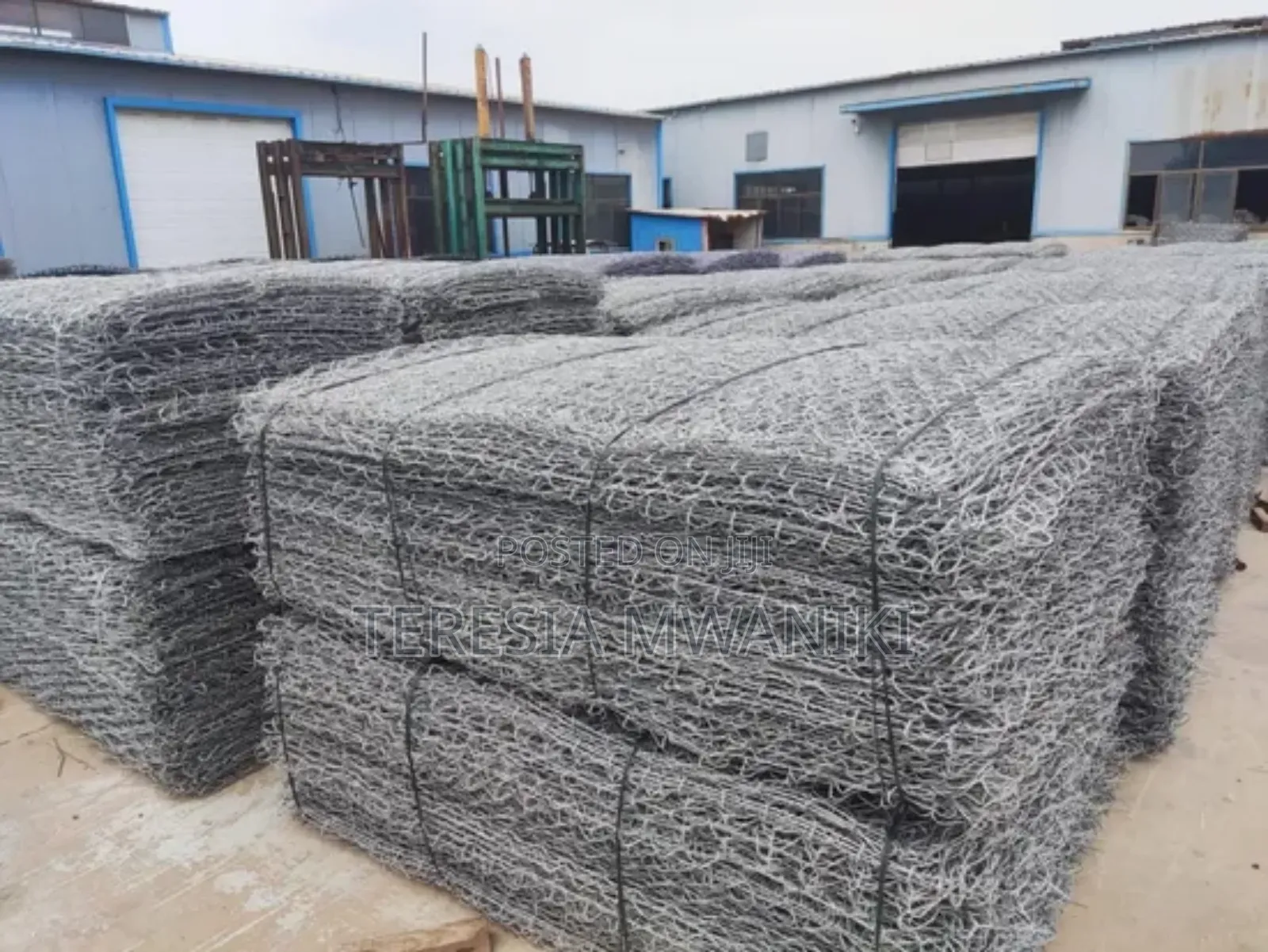 Construction  Wire Netting Galvanised Woven Gabion Boxes