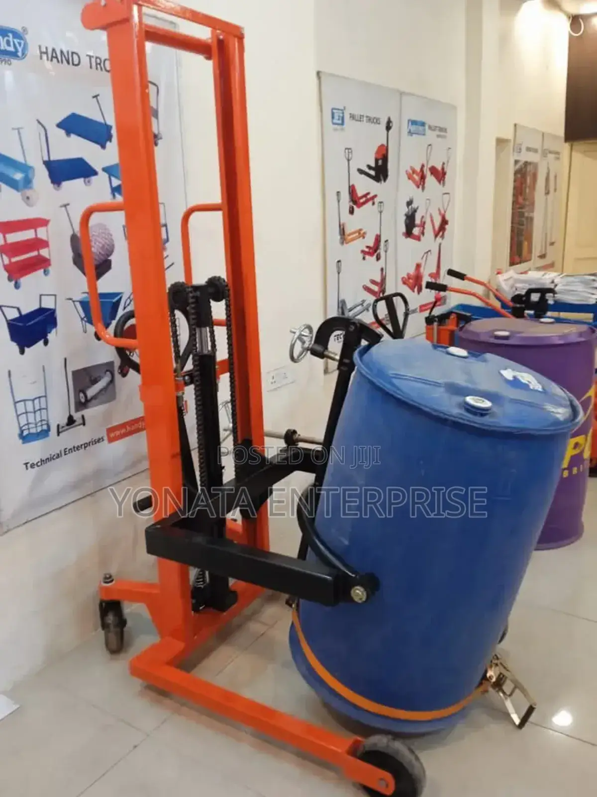 Pneumatic Drum Lifter