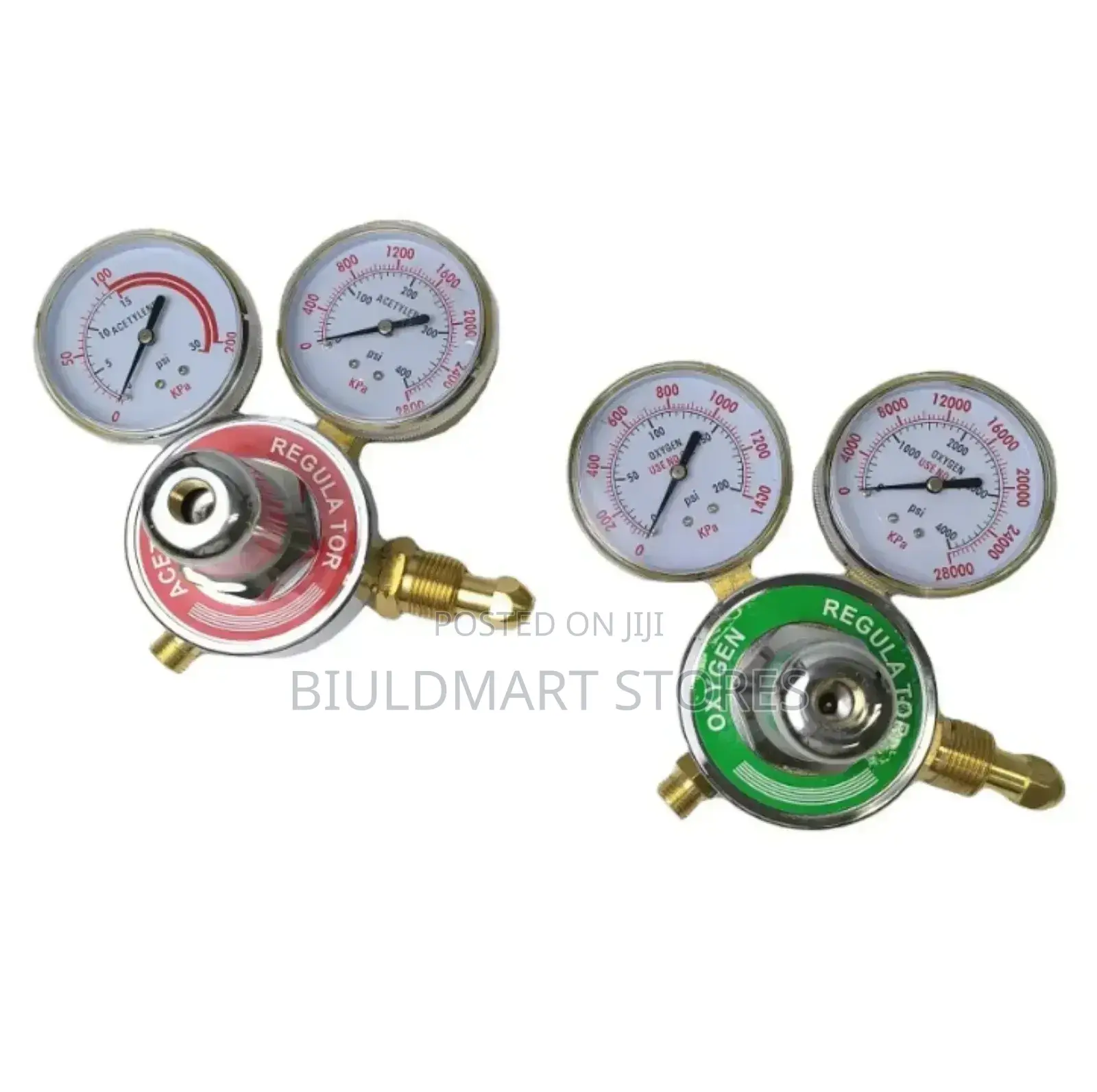 Dual Welding Gas Gauges Oxygen Acetylene Regulator