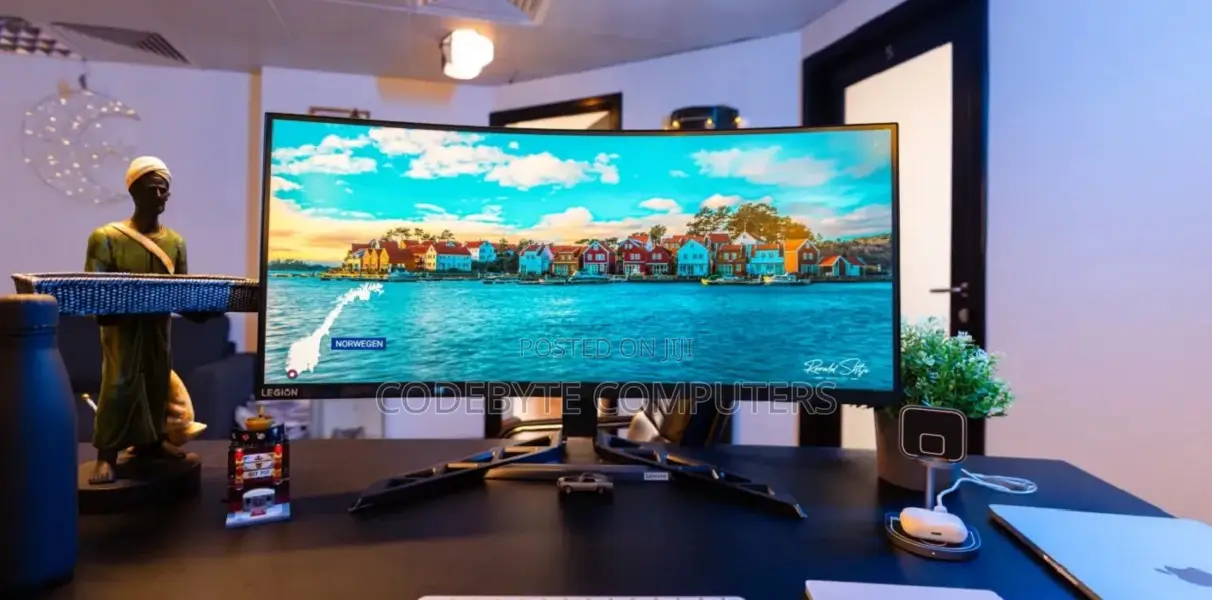 Lenovo Legion R34w-30 34" Wqhd Curved Gaming Monitor
