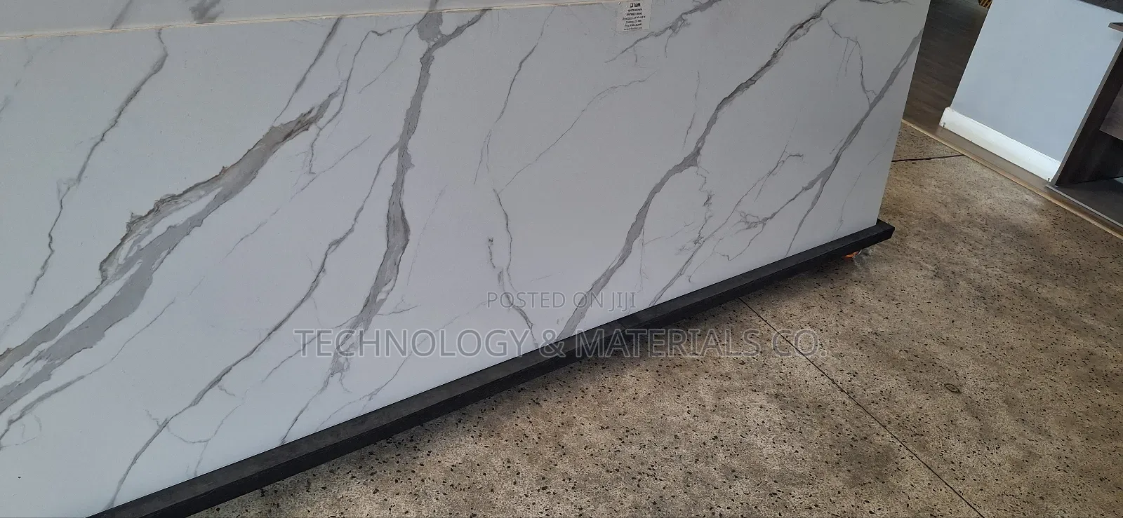 White Brown Veins Countertop