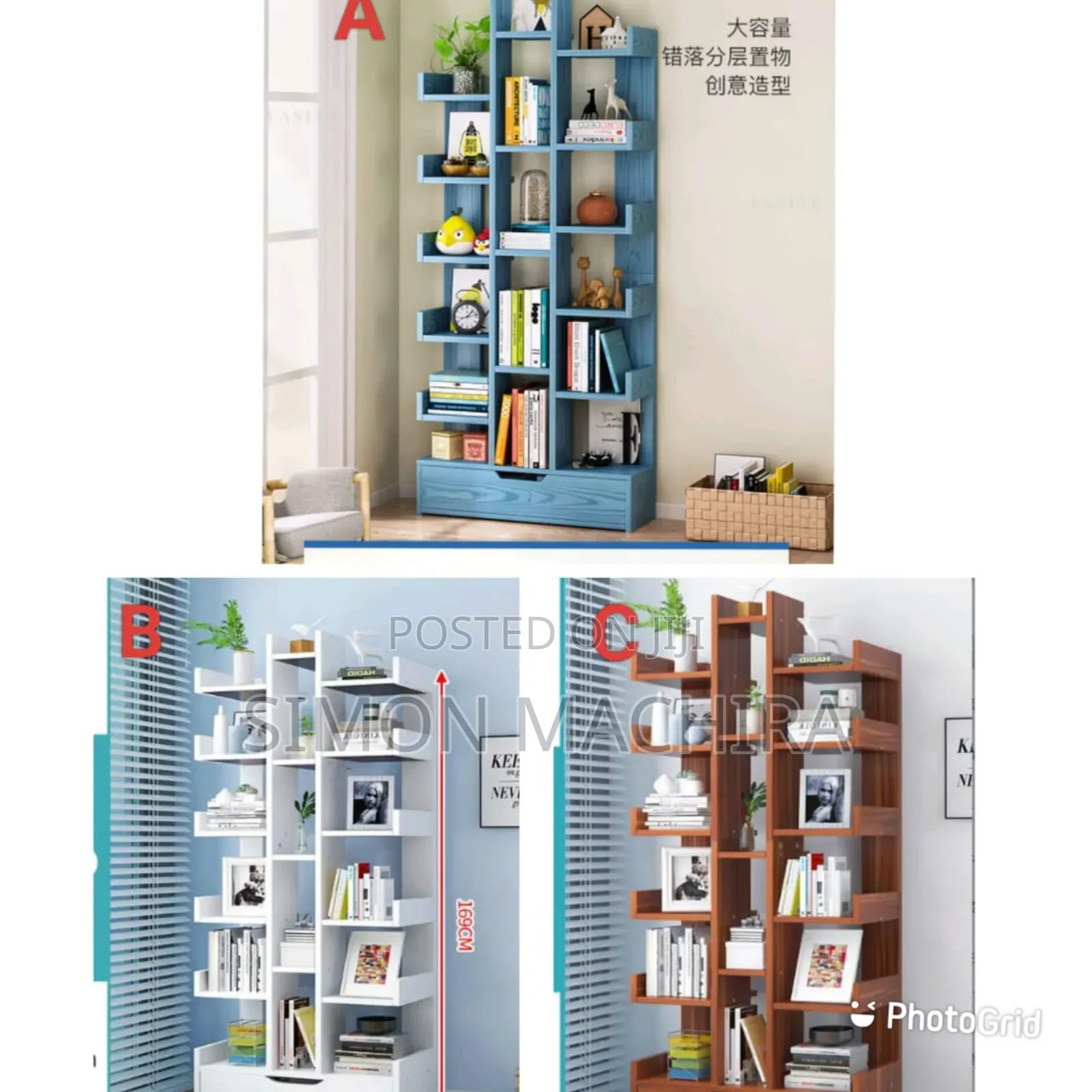 Multipurpose Standing Bookshelf