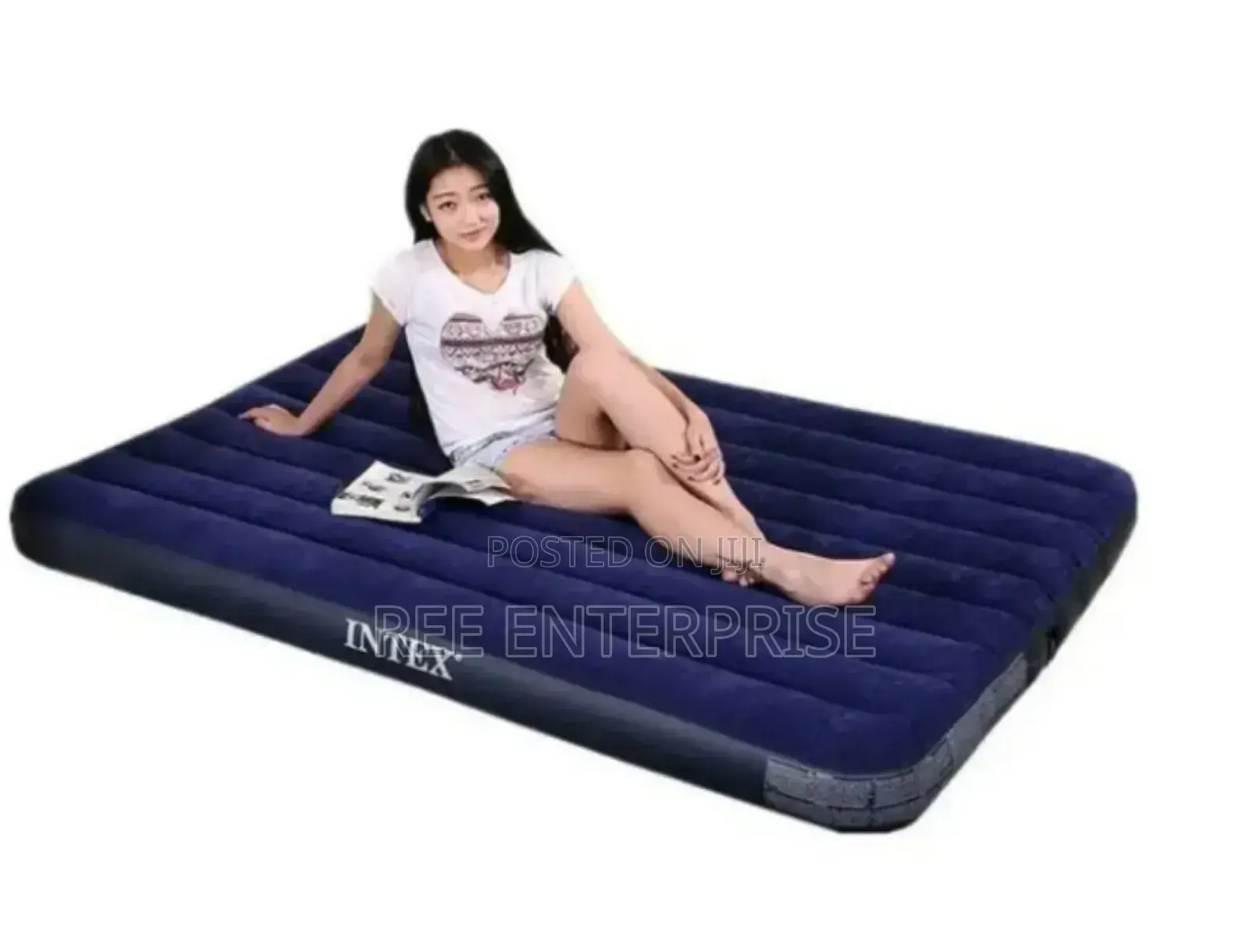 Soft Touch Fabric Intex Inflatable Mattress
2.5x6