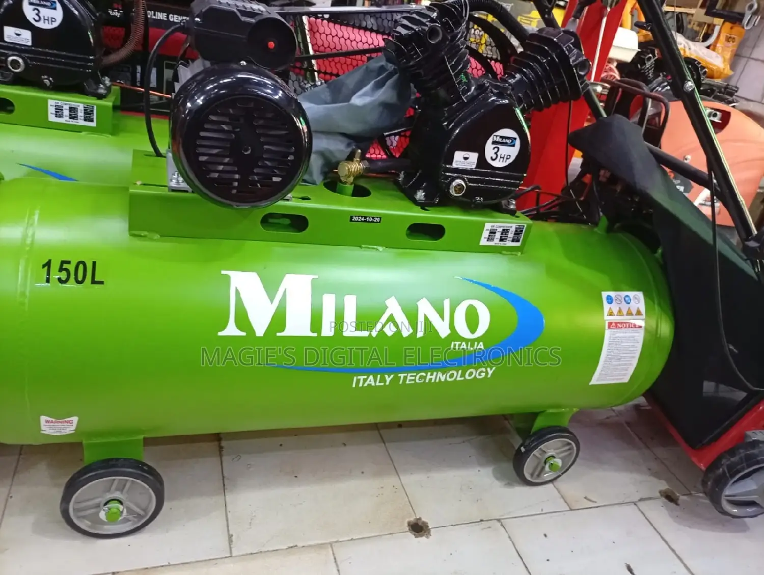 Most Affordable 150l Milano Air Compressor