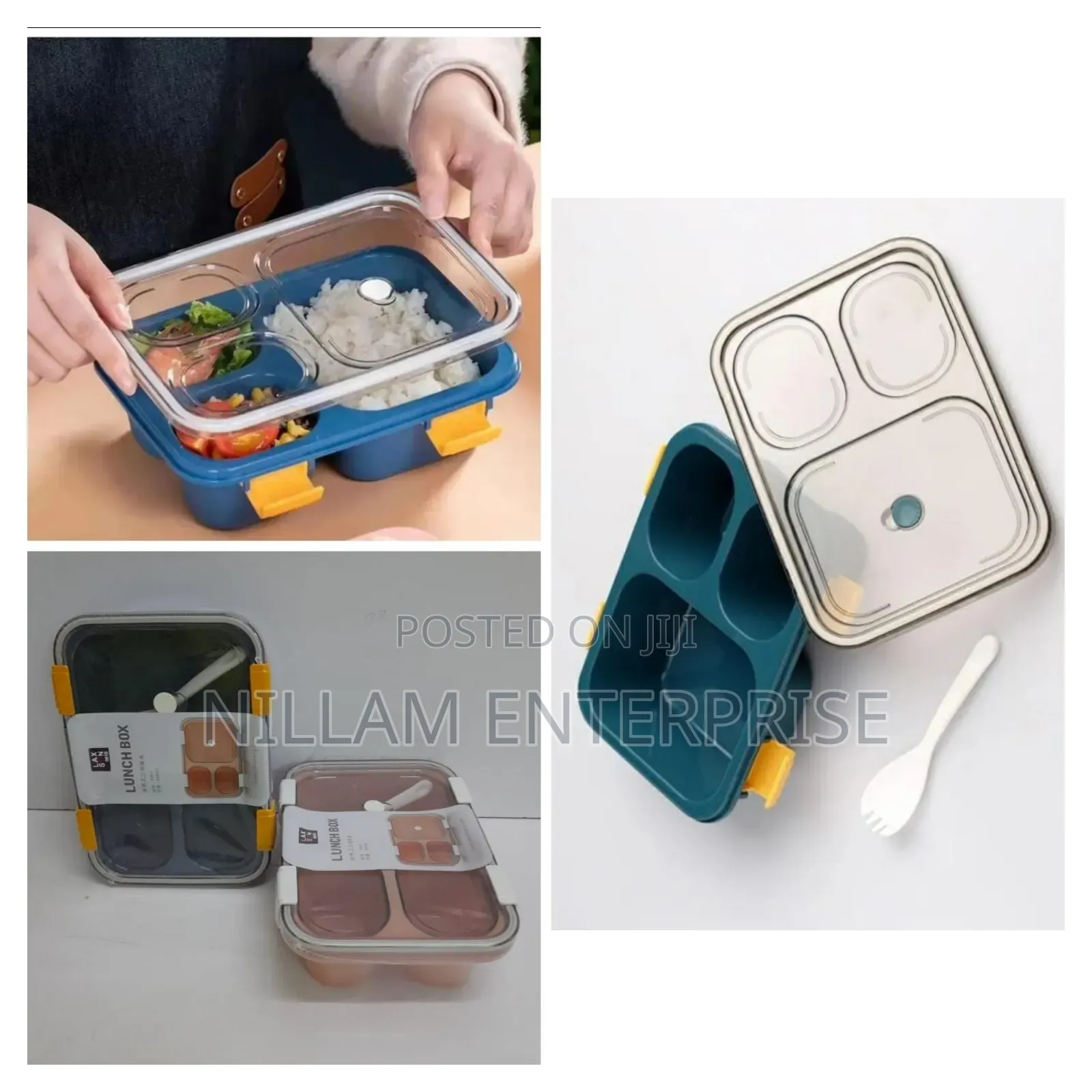 3 Grid Snack Box