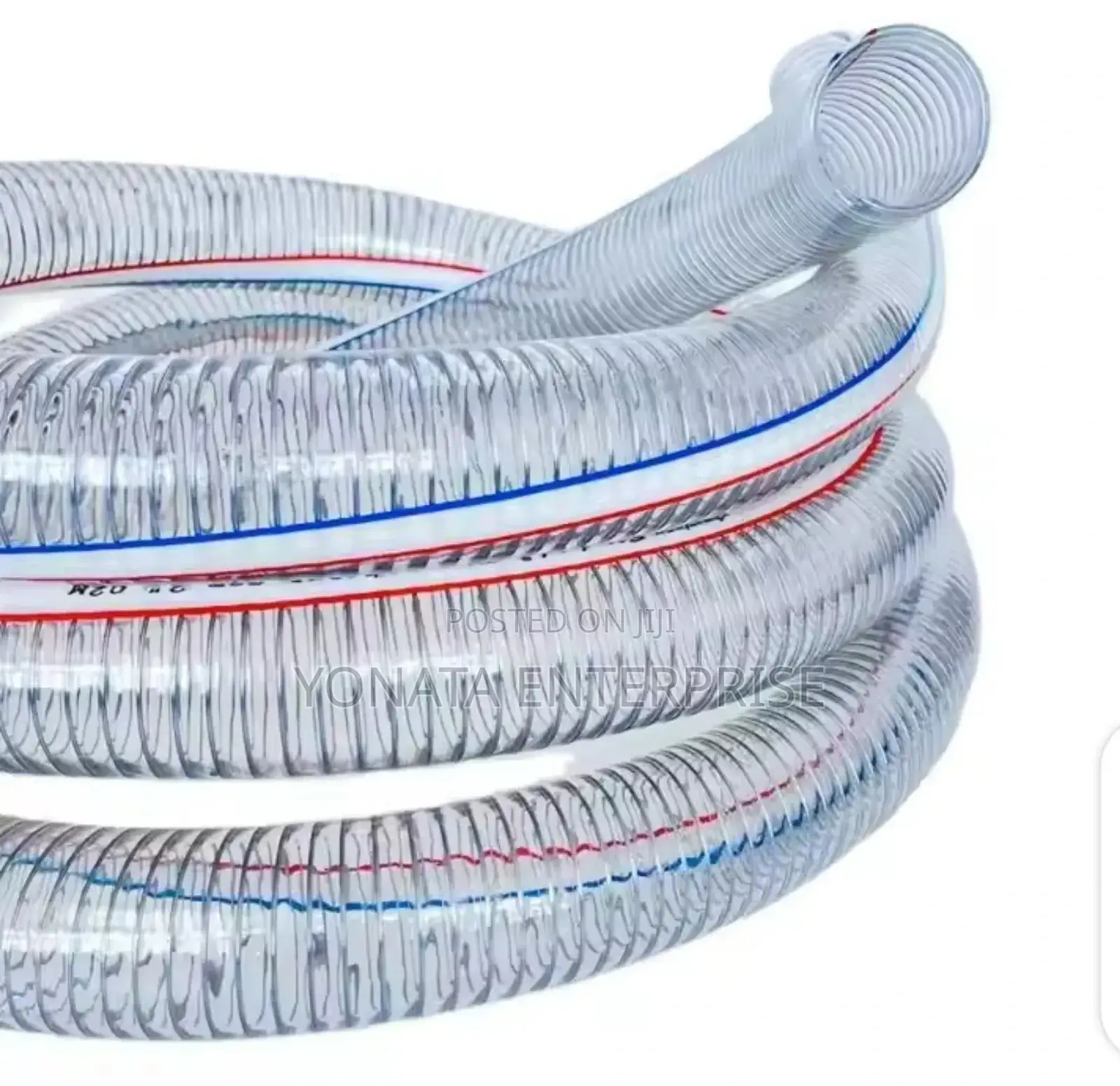 Sunction Hose Clear Wired 3"