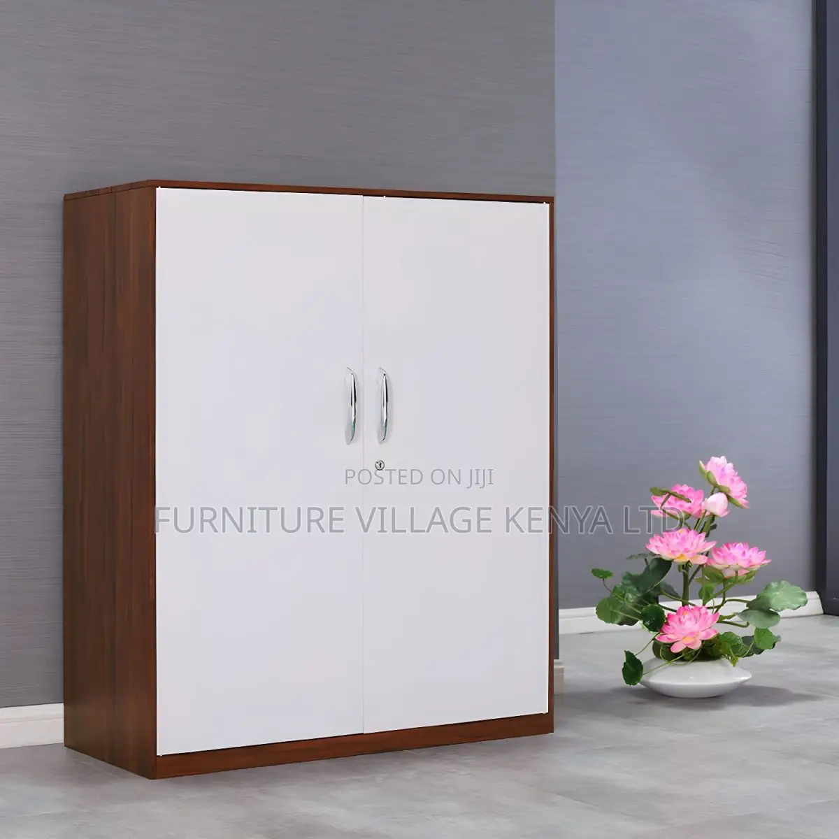 Cabinets:Elegant 2-Door Credenza for File Organization