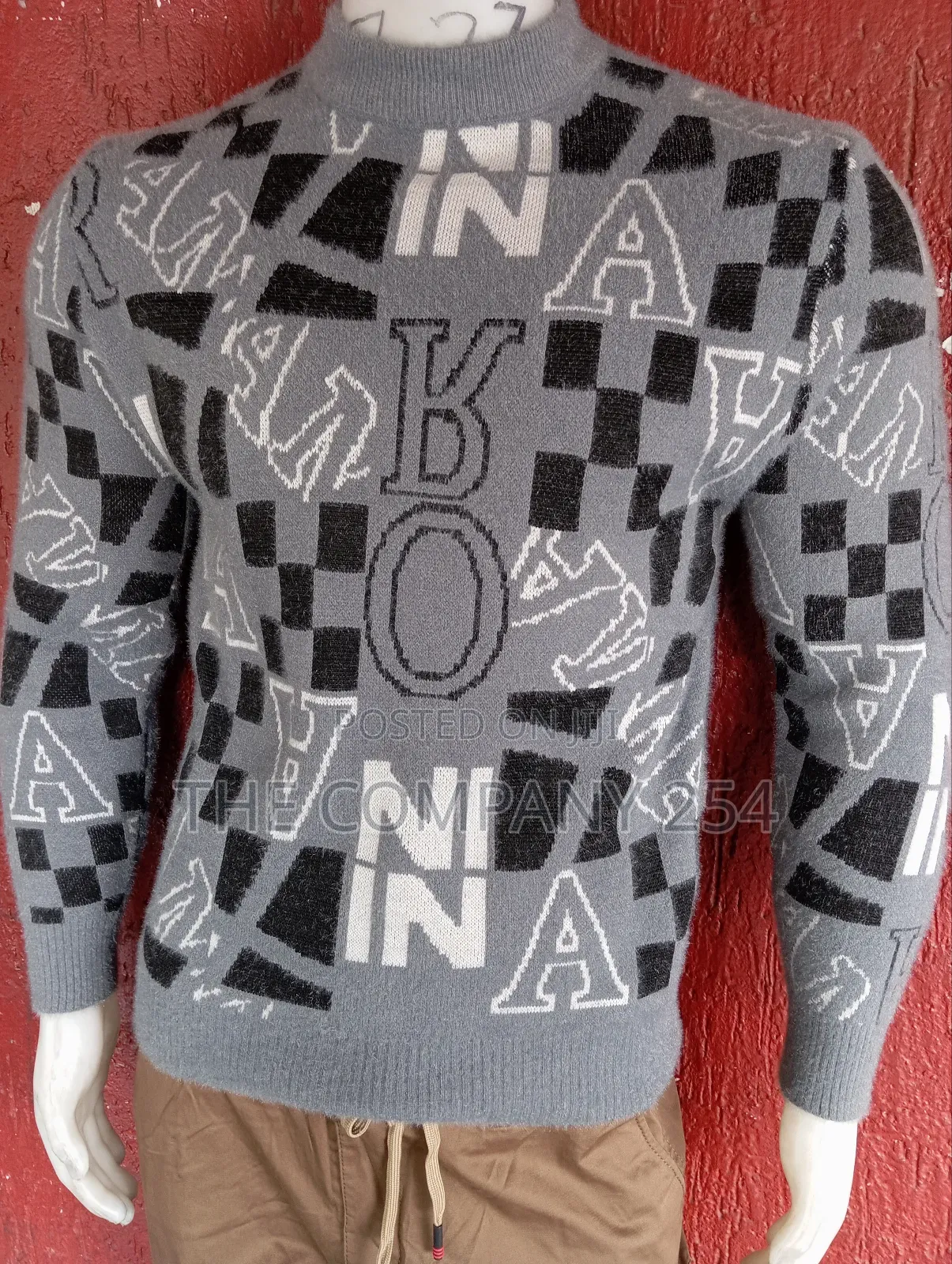 Quality Unisex Fuzzy Round Neck Casual Warm Sweaters