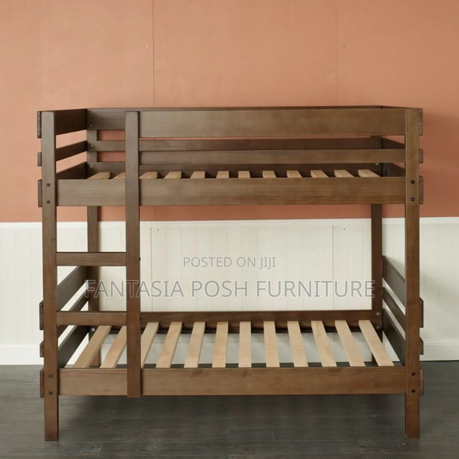 3.5x6 New Wooden Double Decker Bed - Free Delivery