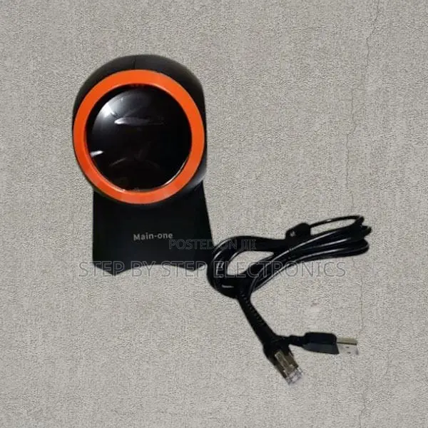 Quick Scan 2d Desktop Round Table Mount Barcode Scanner