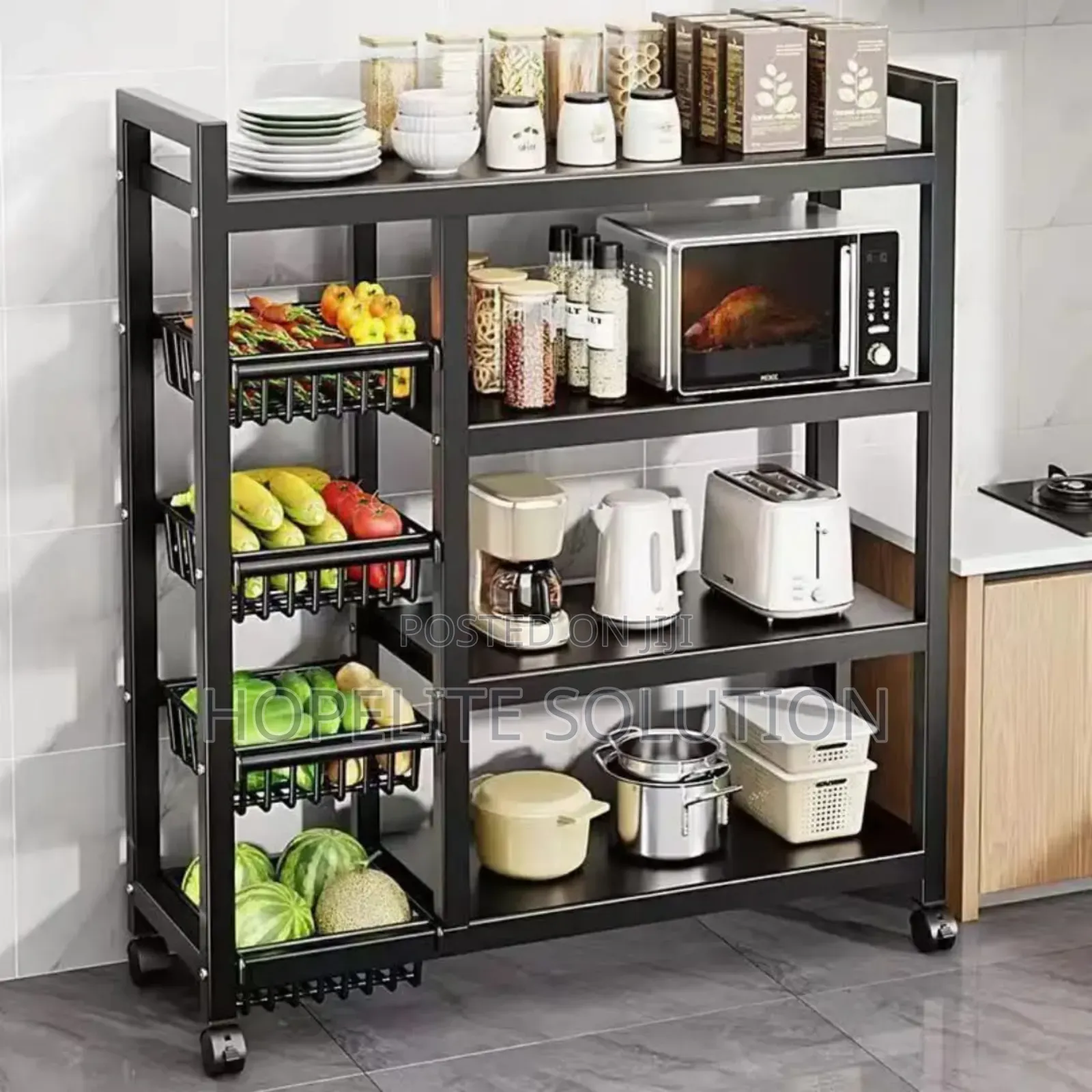Strong Metallic Kitchen Rack