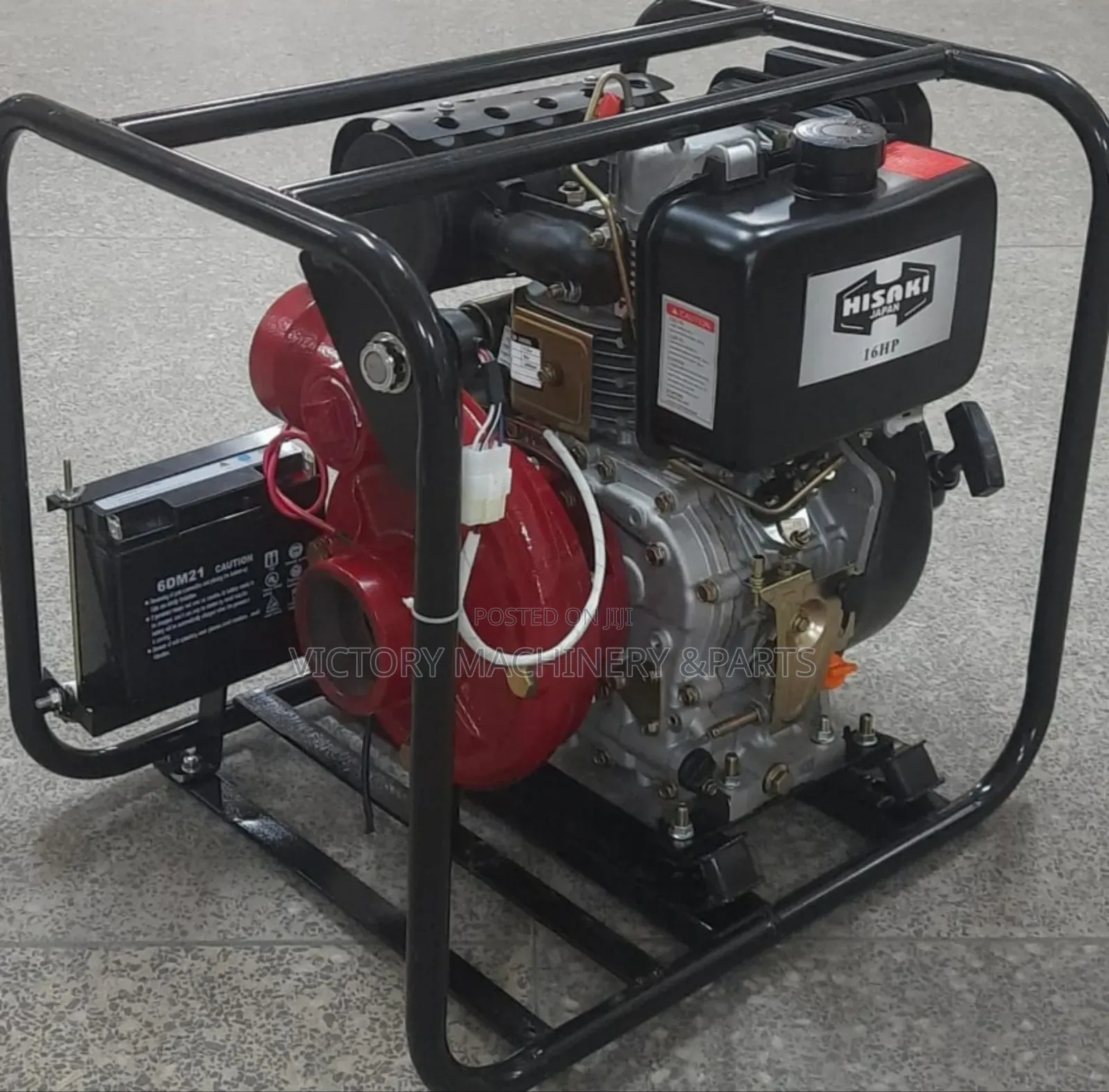 Hisaki Japan Diesel Waterpump Key Start 16hp