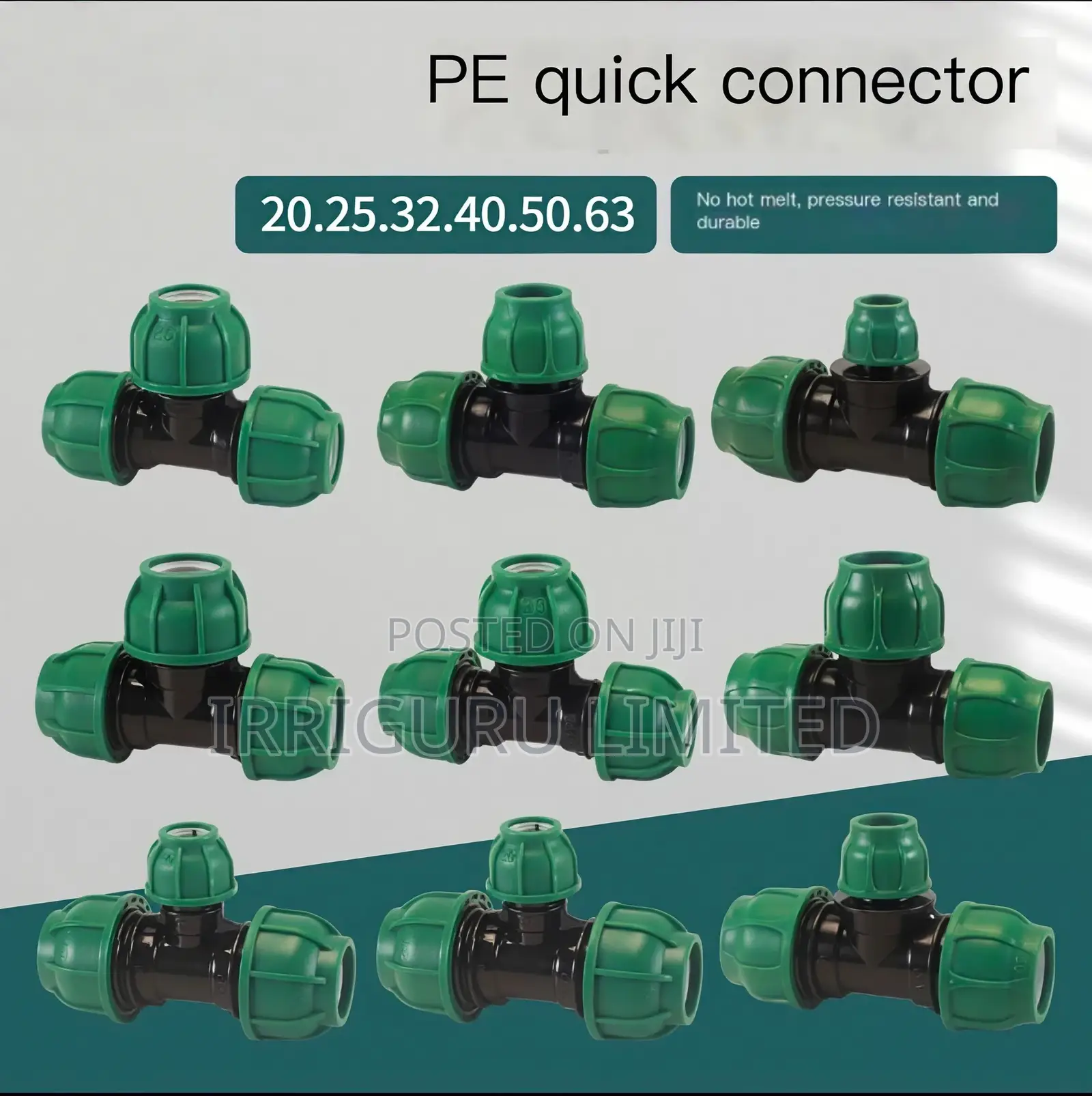 Hdpe Compression Tee Fittings 20-110 Mm Used for Pipes