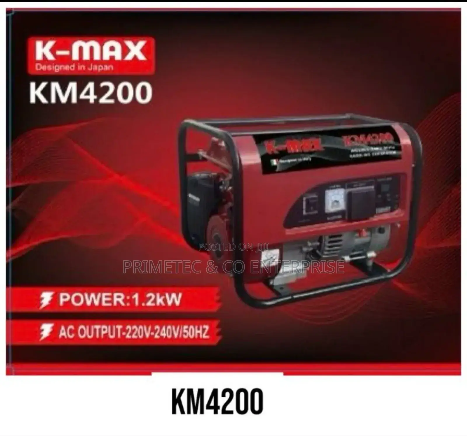 Kmax Km4200 1.2kw Generator