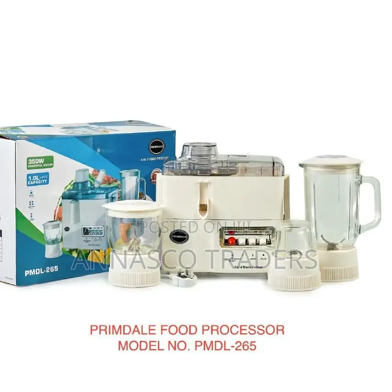 4 In 1 Primdale Food Processor