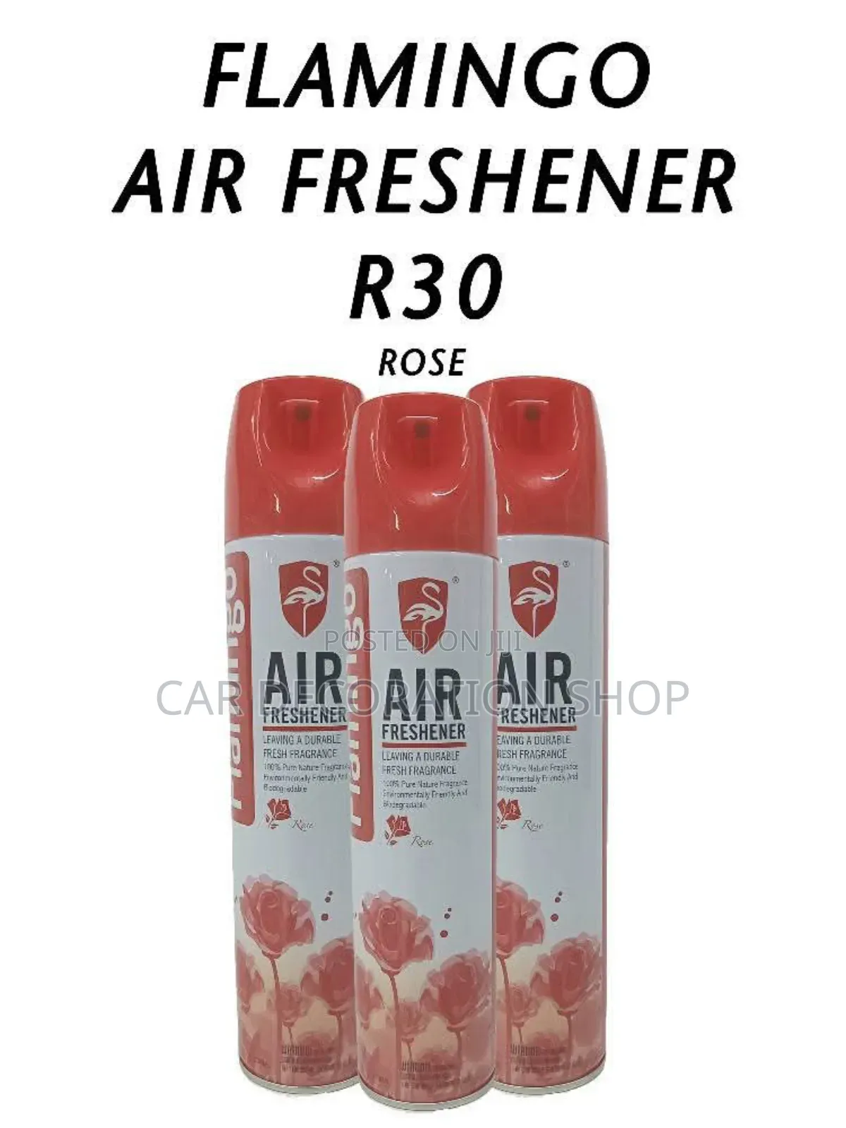 3pc Rose Air Freshener