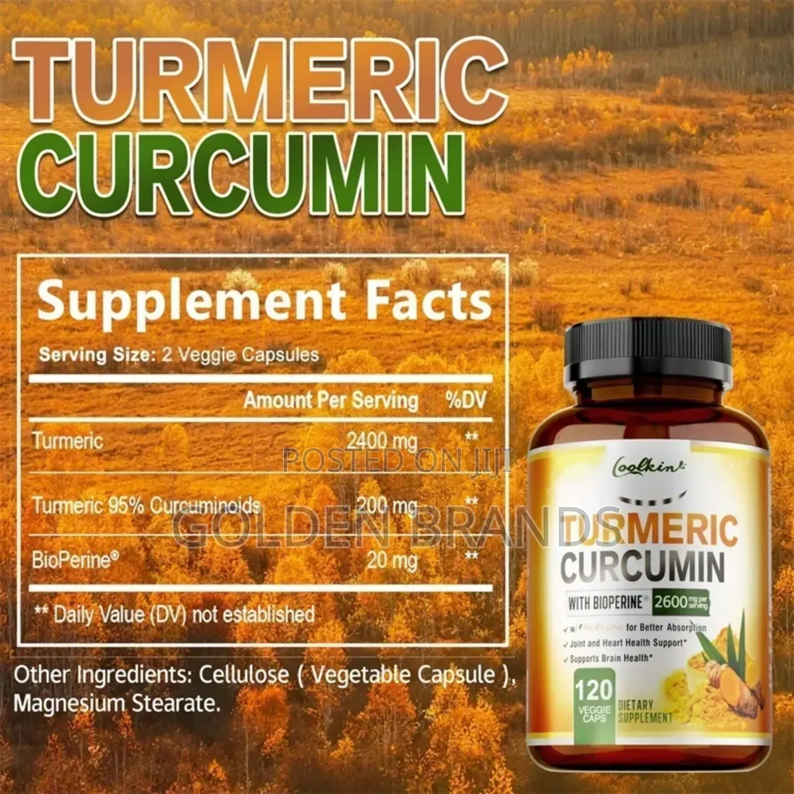 Bioperine Turmeric Curcumin: Joint, Bone Energy Boost