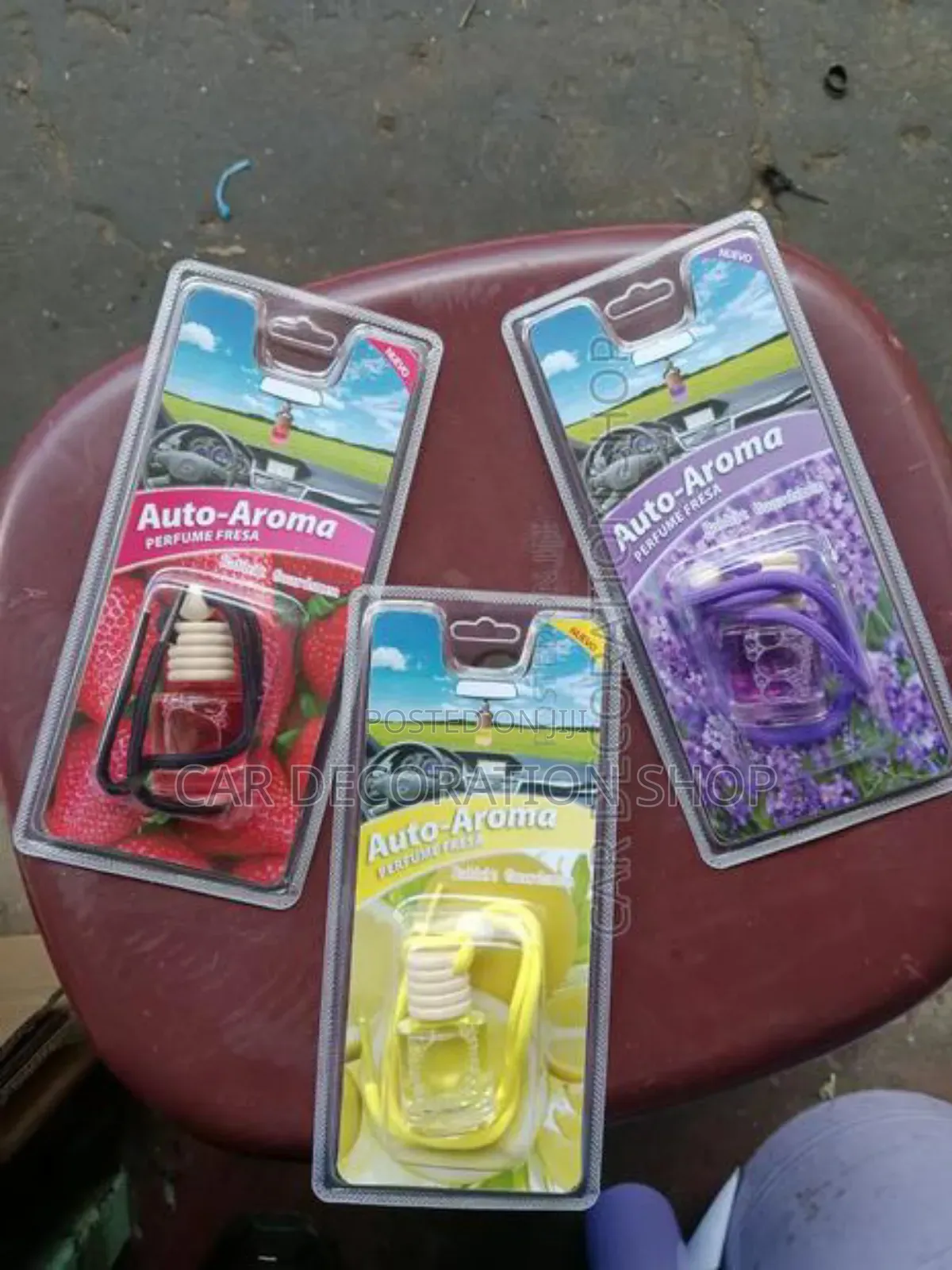5 Different Flavors Pack Hanging Diffuser Car Air Freshener