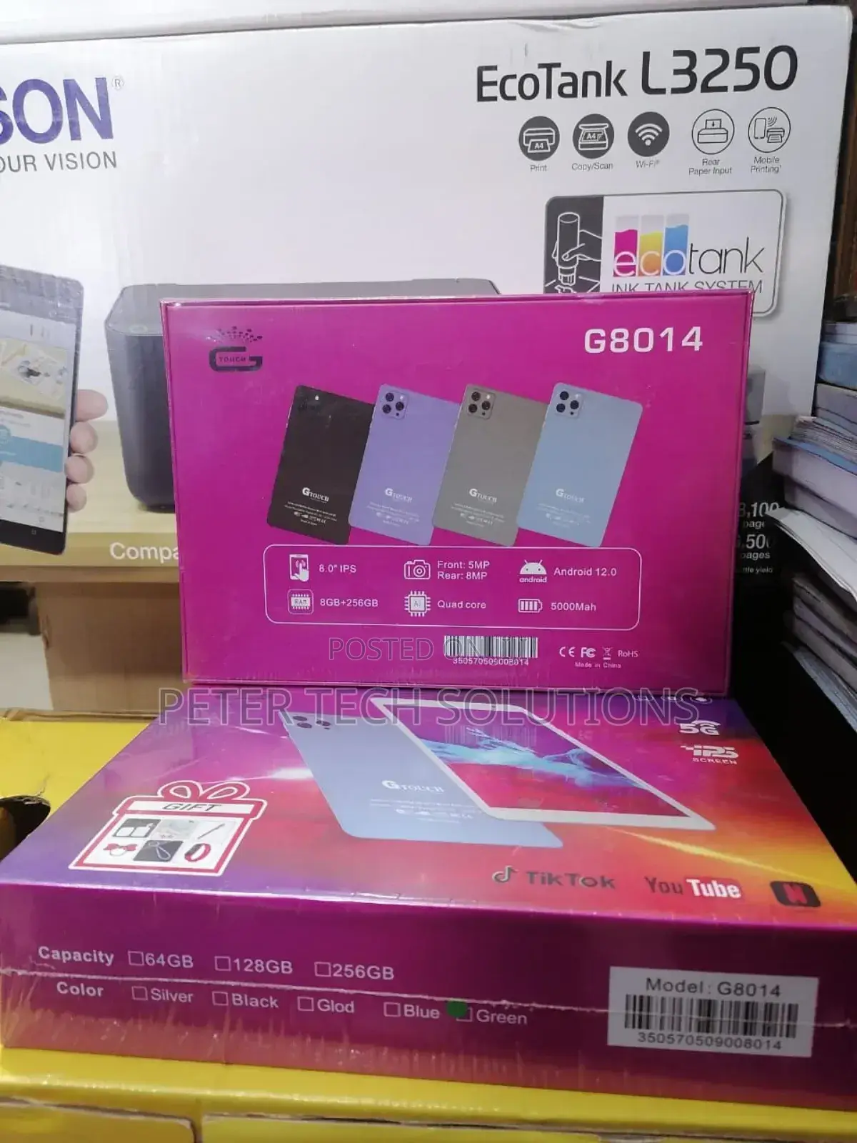 G8014
8" Screen Display
8gb Ram
256gb Rom
Quad Core