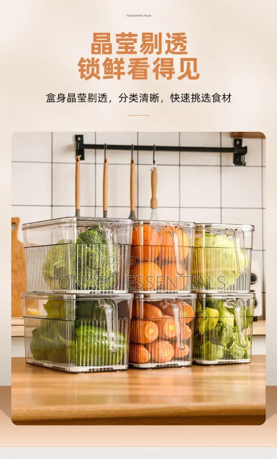 Fridge Acrylic Storage Containers
