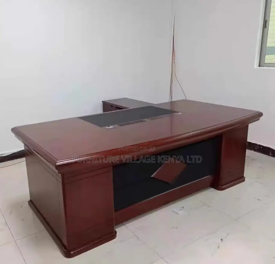 Office Desk: 180cm Executive Desk – Solid Veneer Surface