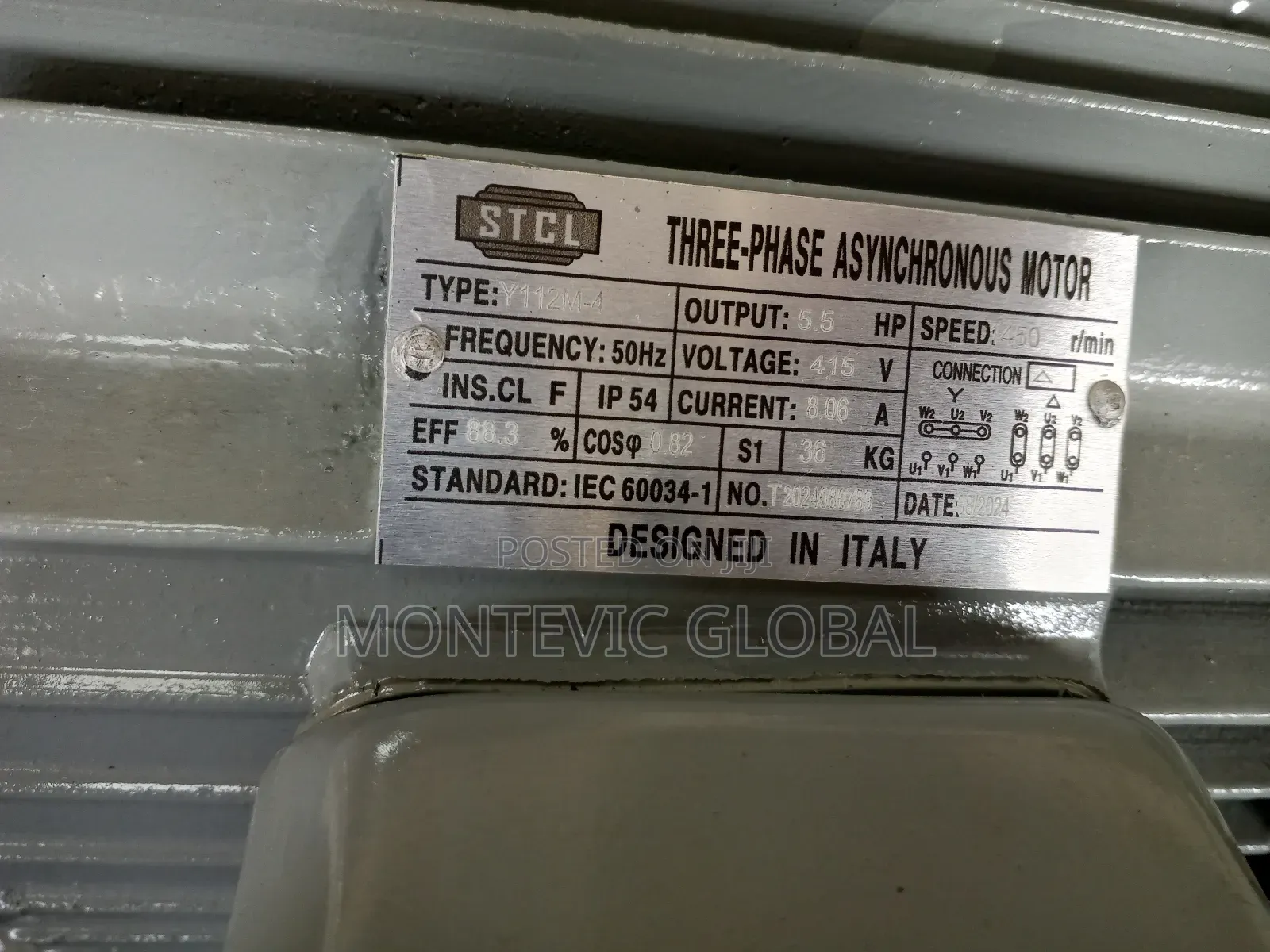 STCL 3phase Motor 5.5hp