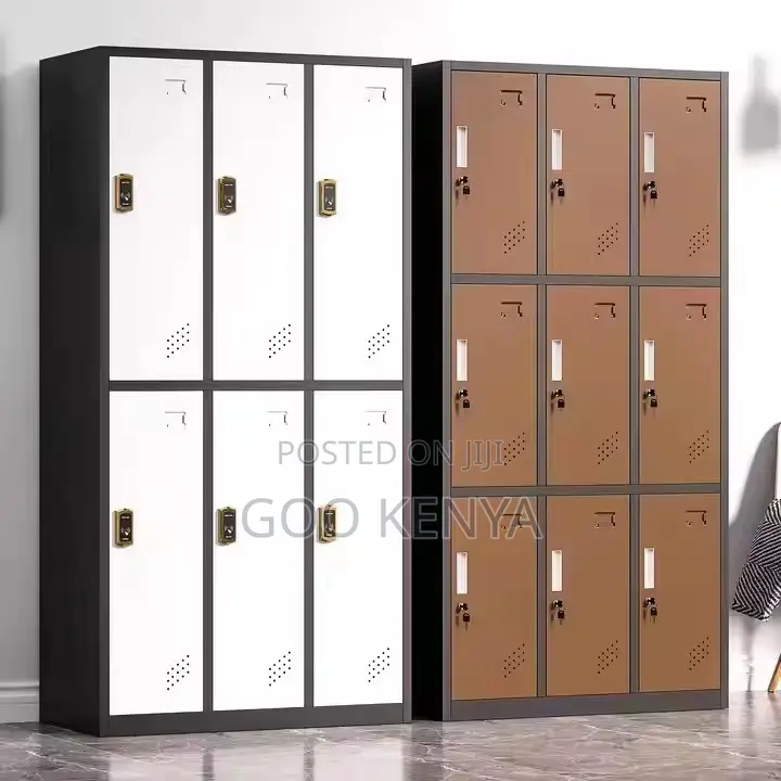 Office Cabinet ; 9-Door Steel Cabinet With Metal Lockers