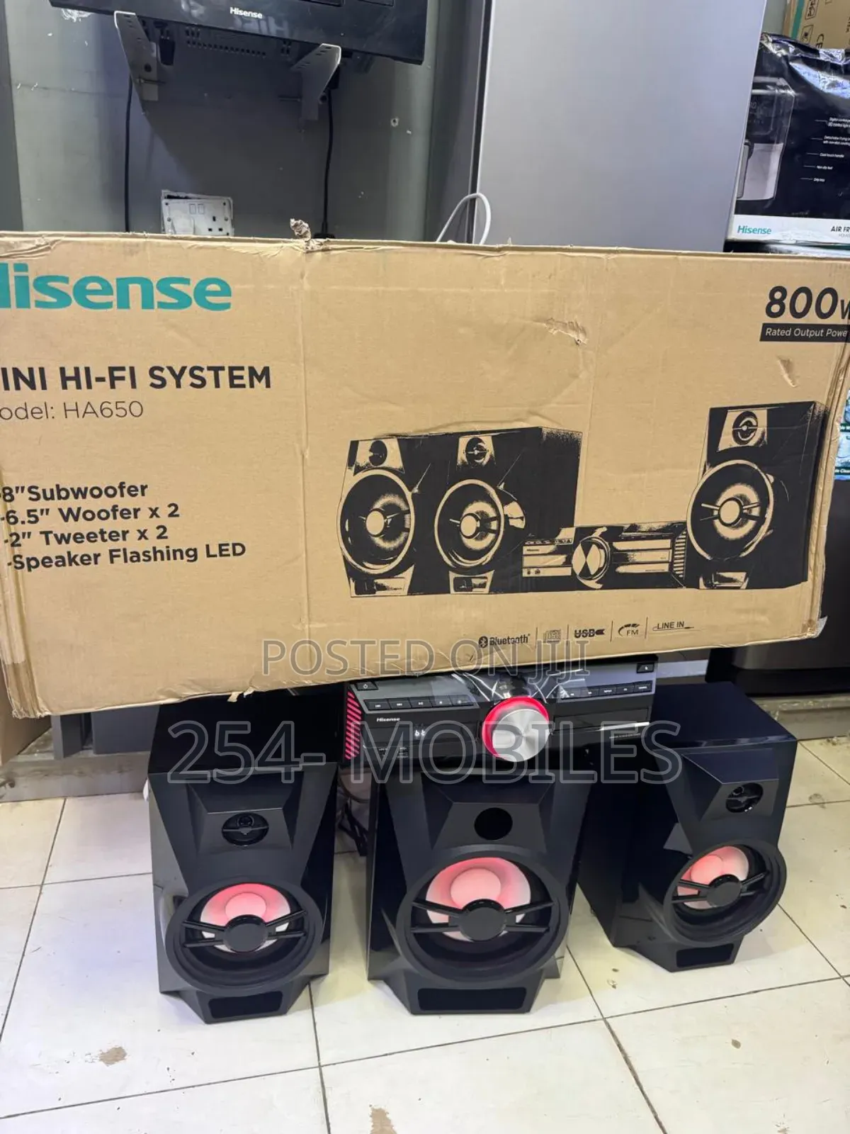 Hisense 800w Ha650 2.1 Mini-Hifi Speaker System