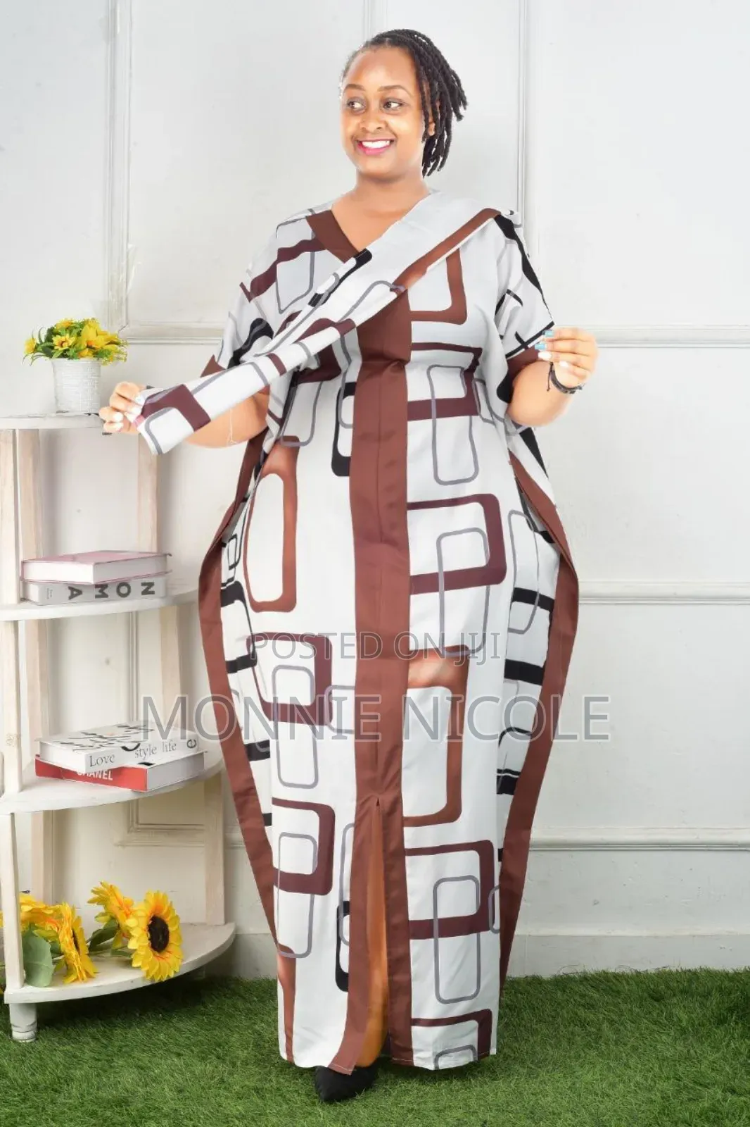 Classy Deras With Scarf ๐ฅ๐ฏ๐Maxi Dress