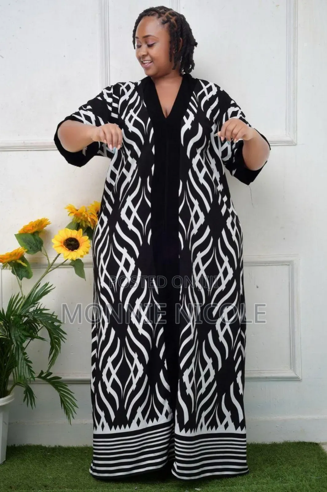 Classy Silk Deras With Scarf. Good Quality