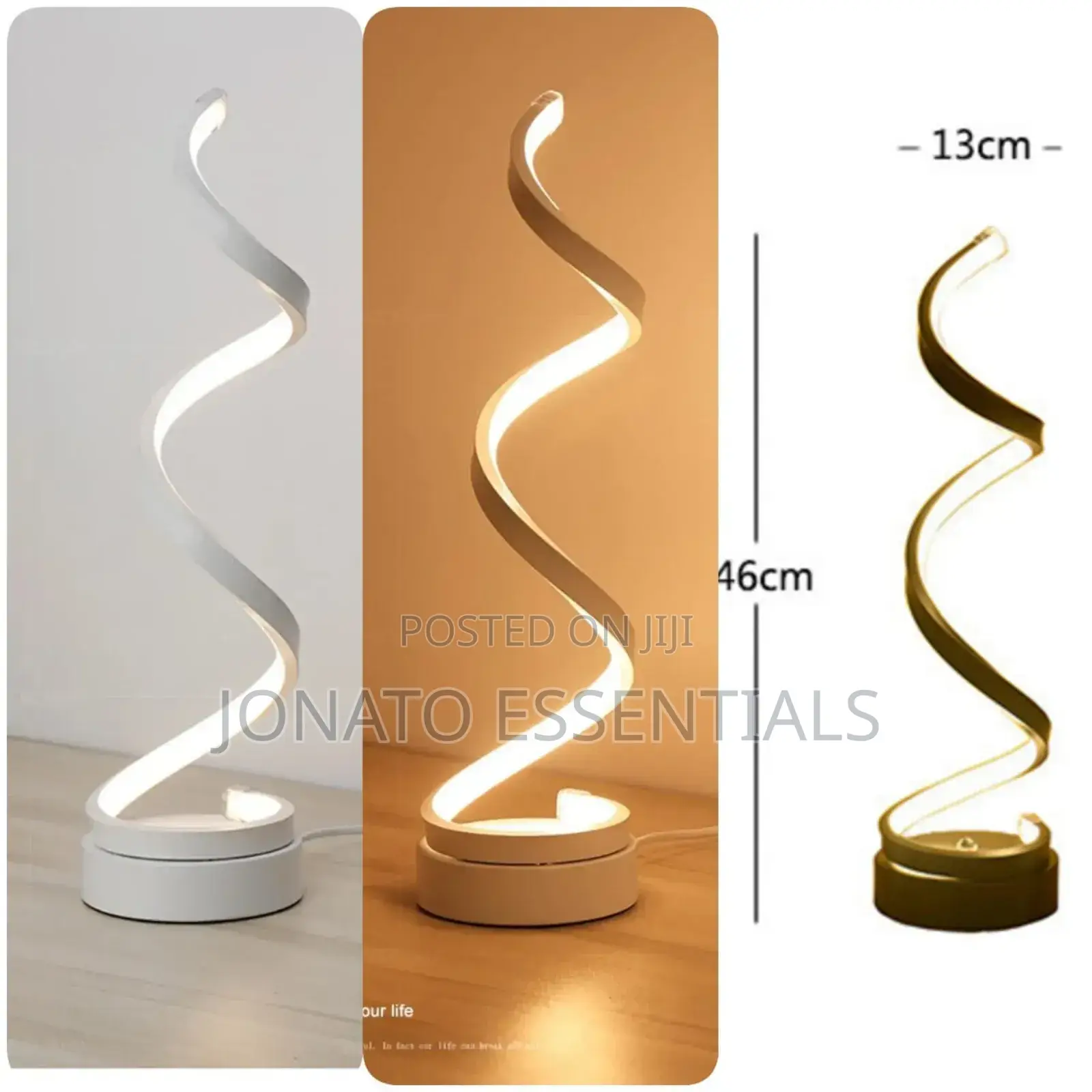 Modern Spiral Led Desk Lamp