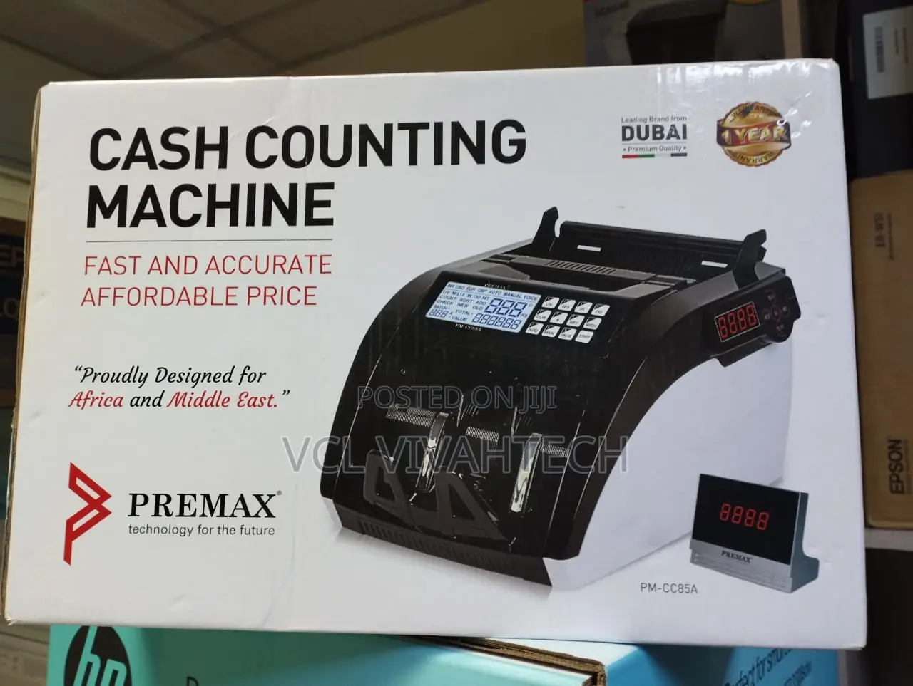 Heavy Duty Premax Cash Counting Machine, Pm-Cc85a