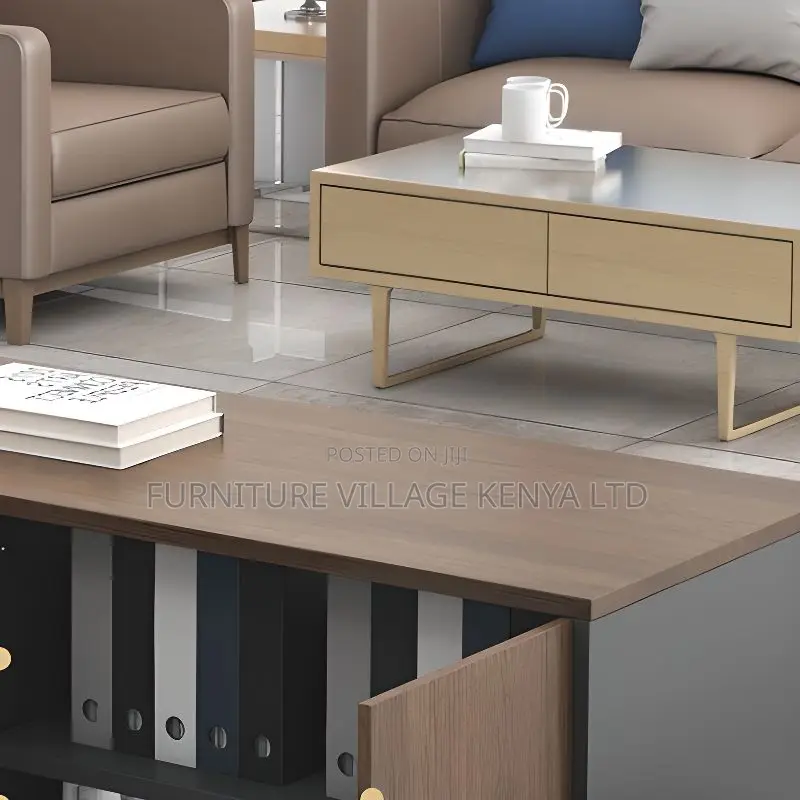 Office Desk:Sleek 1.8m Corner Office Desk With L-Design