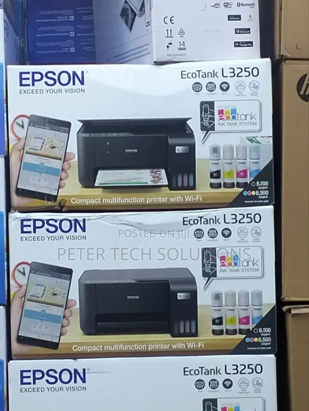 Epson L3250 Wireless Ink Tank Printer Print Scan