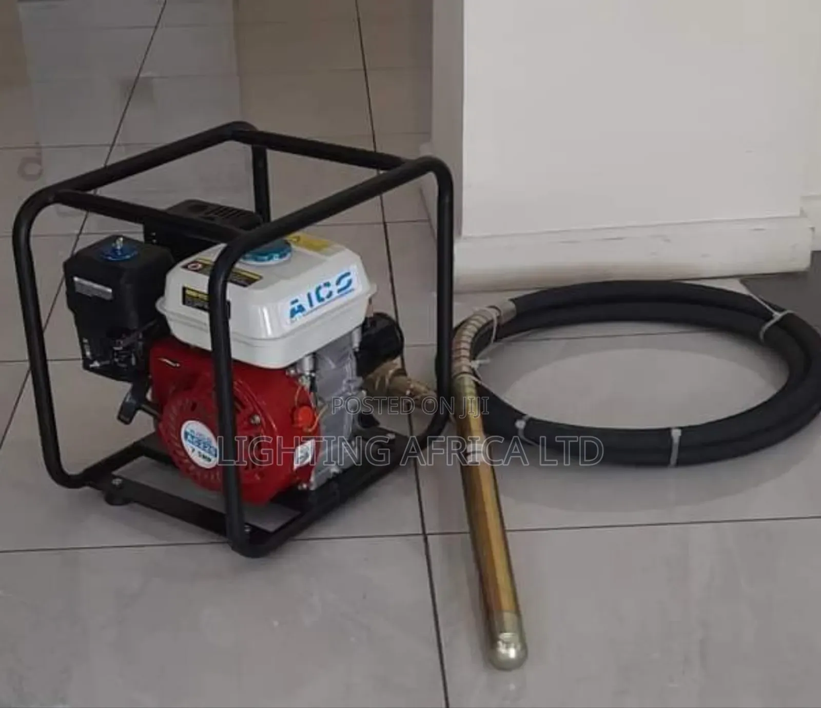 Aico Commercial Petrol Engine Vibrator + 45mm Poker Shaft