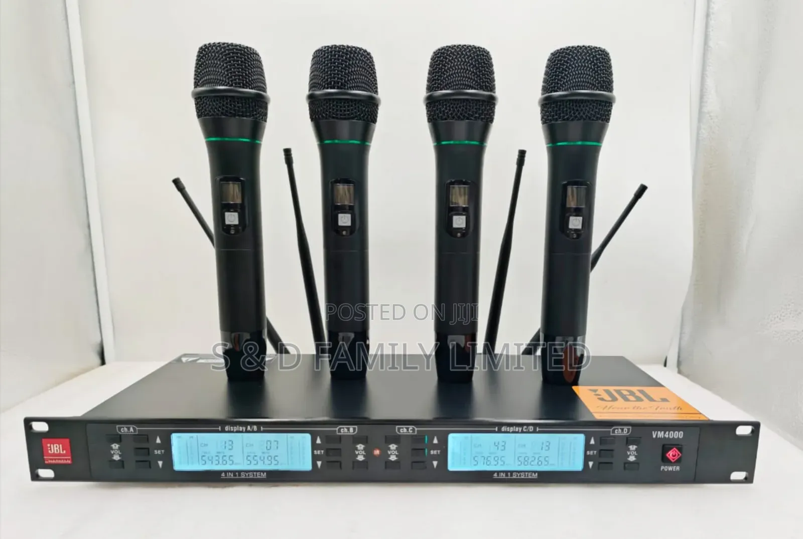 JBL Vm4000 4 in 1 Wireless Microphone