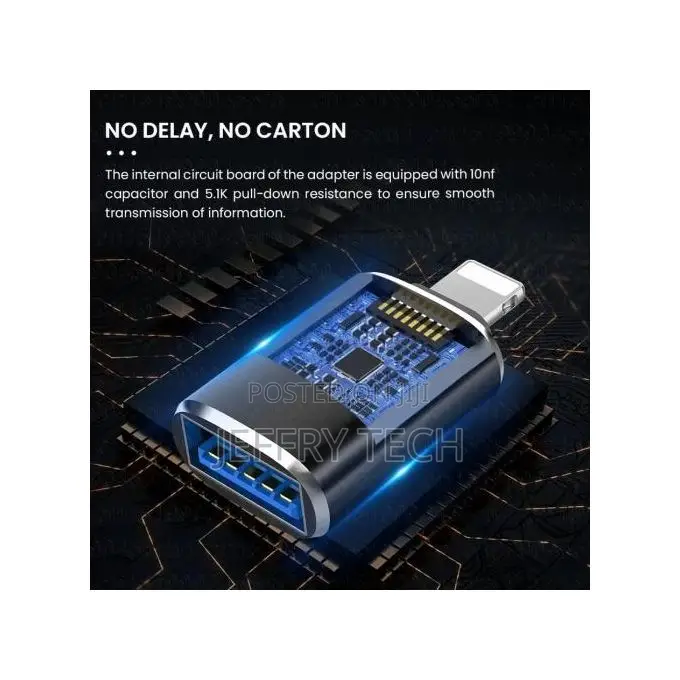 Plustar Usb Male to Usb3.0 Ios Otg Charging Adapter