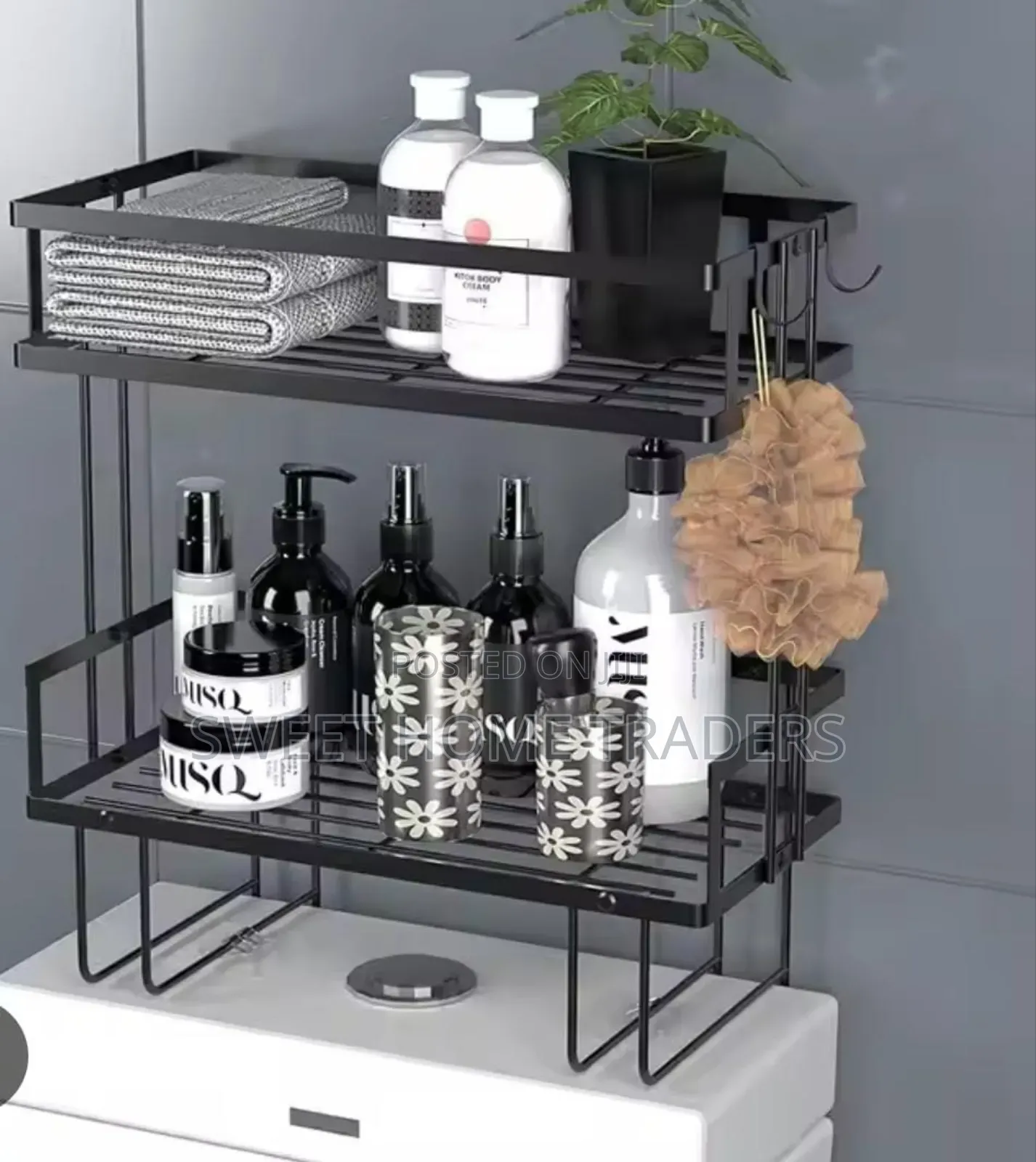 2 Tier Over the Toilet Organizer 
